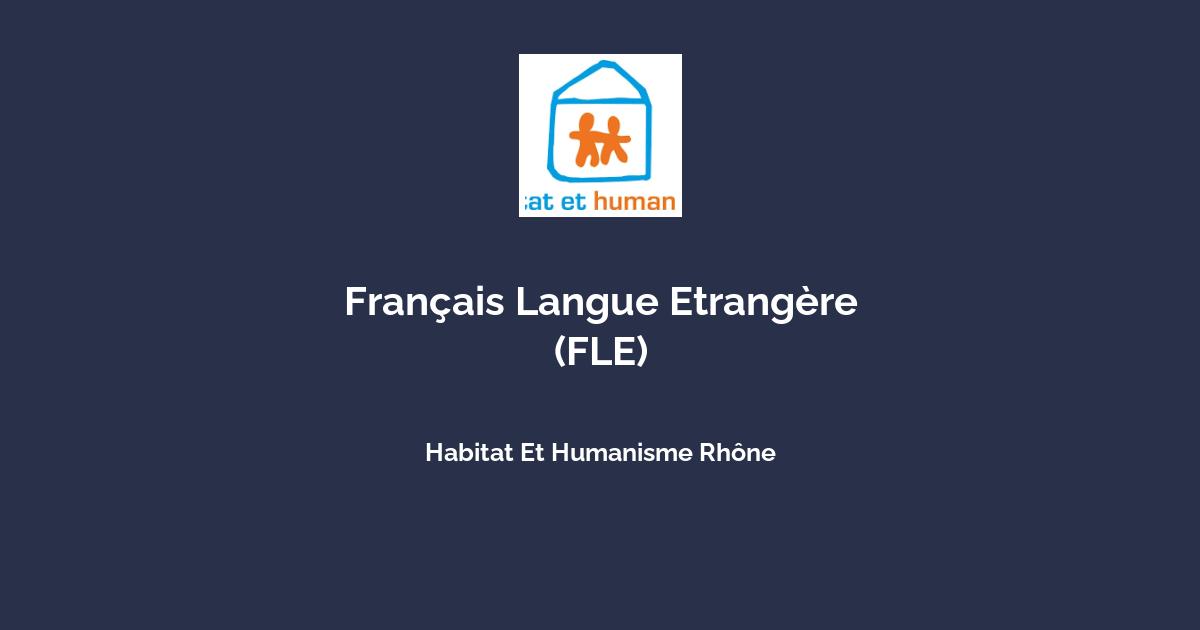 Fran Ais Langue Etrang Re Fle Avec Habitat Et Humanisme Rh Ne